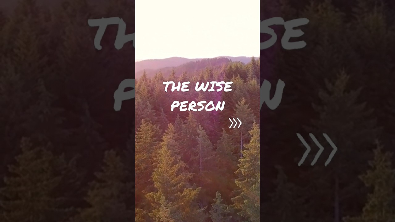 A story of wise person... 