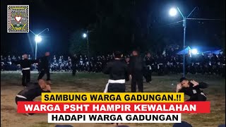 WARGA PSHT NGAMUK SETELAH DIHAJAR WARGA GADUNGAN YANG MENGAKU SEBAGAI WARGA PSHT