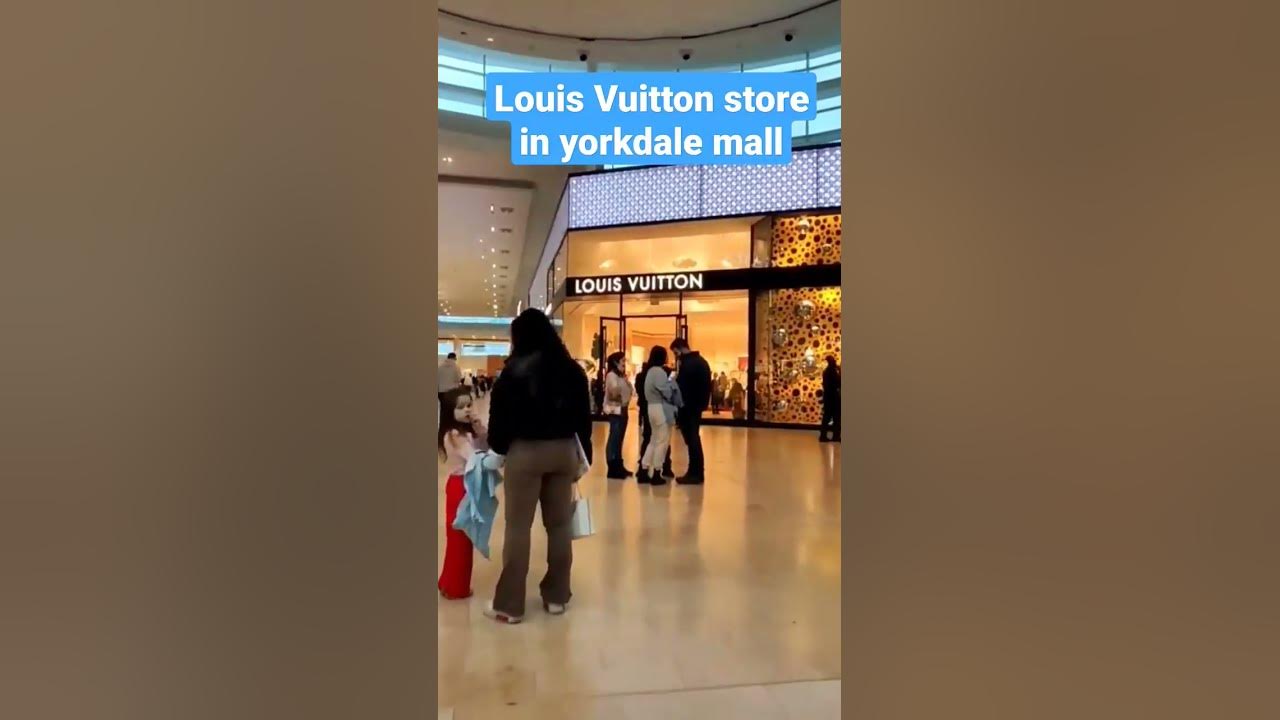 Louis Vuitton store in yorkdale mall, Toronto #brand #louisvuitton  #shopping #mall #toronto 