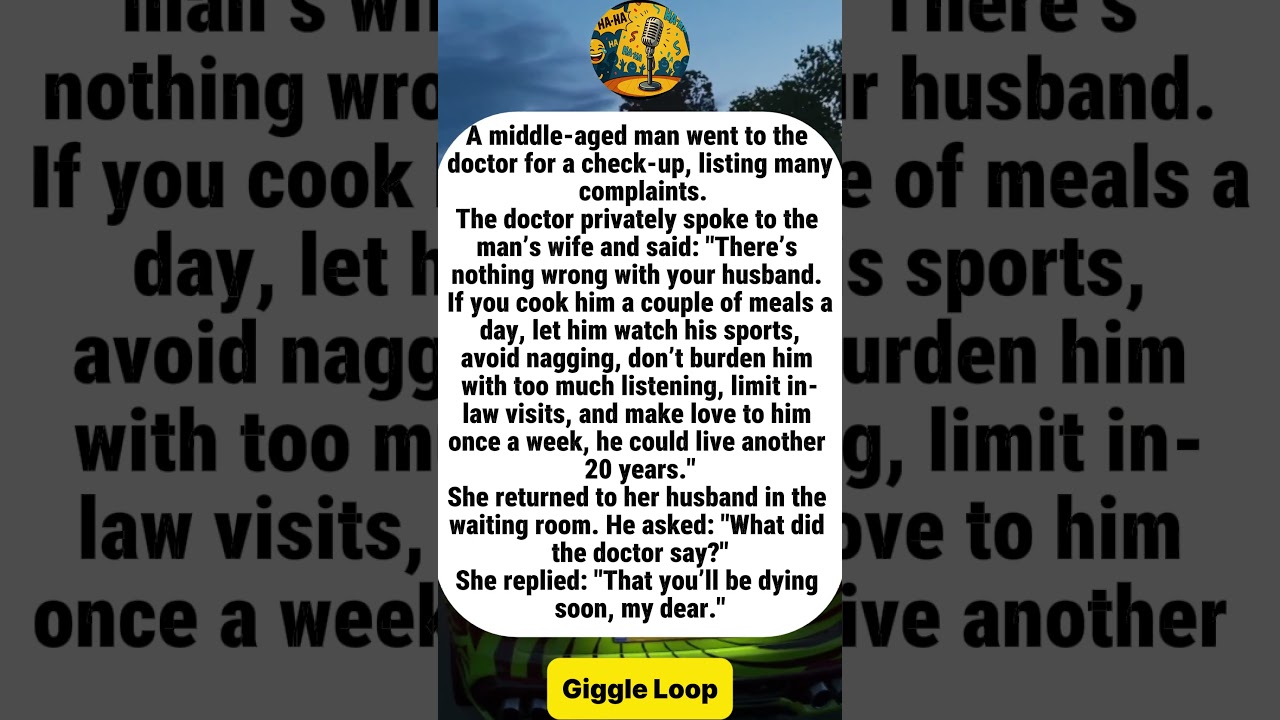 Doctor’s Advice – A Wife’s Unexpected Diagnosis For Husband