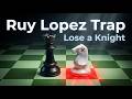 Mortimer Trap Explained | Ruy Lopez Berlin Defense #chess #trap #explained