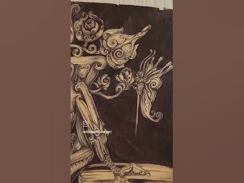 The torn paper has an old map vibe. Right now, she's taped up on a door ...