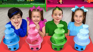 Funny challenges in playhouse for kids