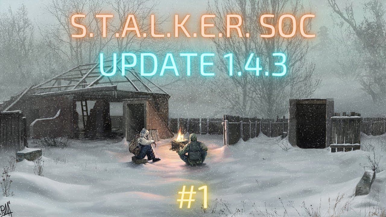 S.T.A.L.K.E.R.: Shadow of Chernobyl UPDATE 1.4.3 | В Зоне Зима.. | Часть 1: Кордон