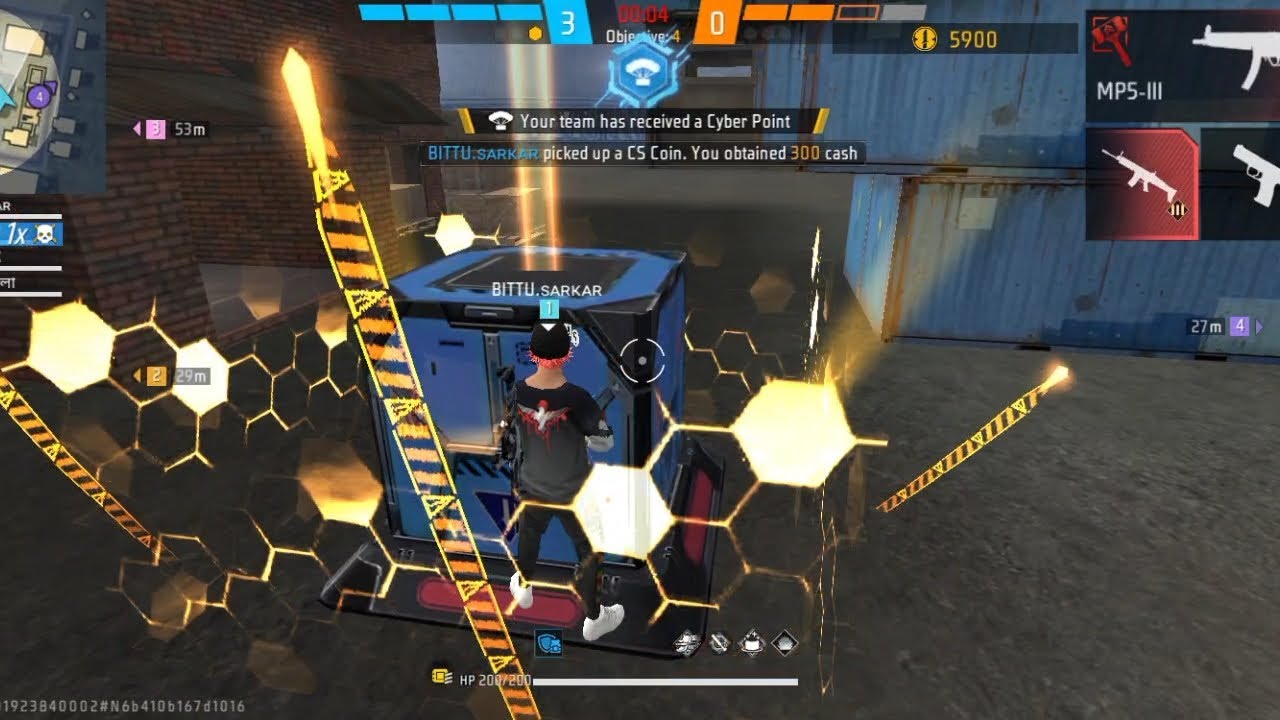 Only Drop Gun Challenge CS Rank OverPower Gameplay Sarkar Gaming GarenaFreeFire 