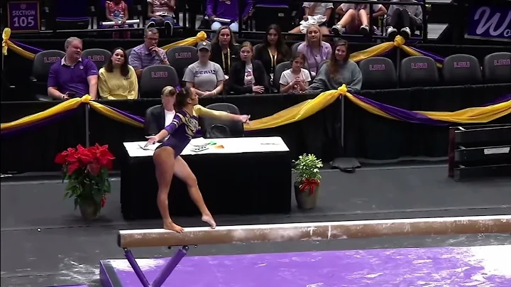Aleah Finnegan Beam LSU Gym 101 2022