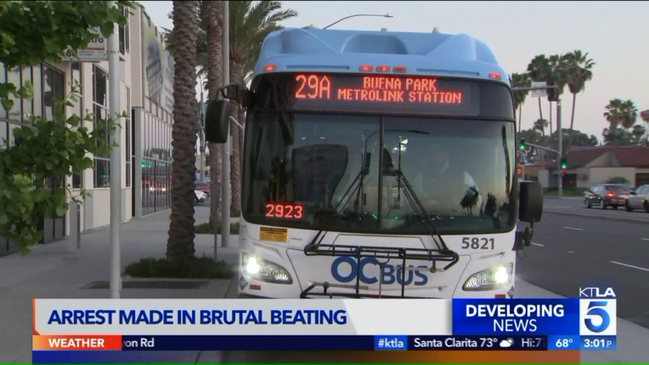 Suspect Arrested in Buena Park Bus Stop Attack