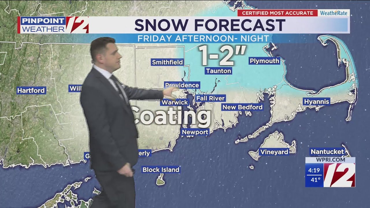 WPRI 12 Weather Forecast 12/19/24: Tracking More Rain & Some Snow For ...