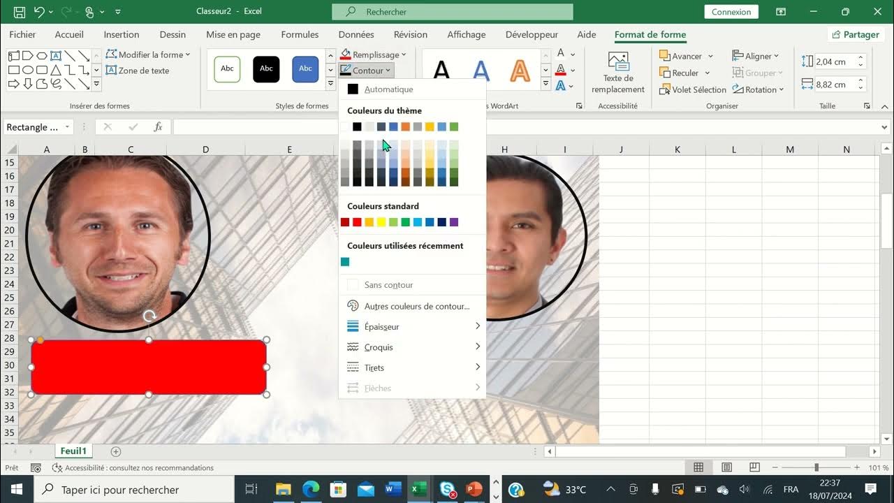 Page De Garde Excel exemple simple (page de garde ) Excel - YouTube