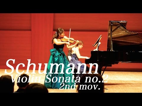 Kyoko Watanabe - Schumann / Violin Sonata no.2 in d minor op.121   2nd