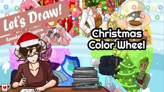 Let's Draw! (Speedpaint ProCreate) - Christmas Color Wheel (Object Head version)