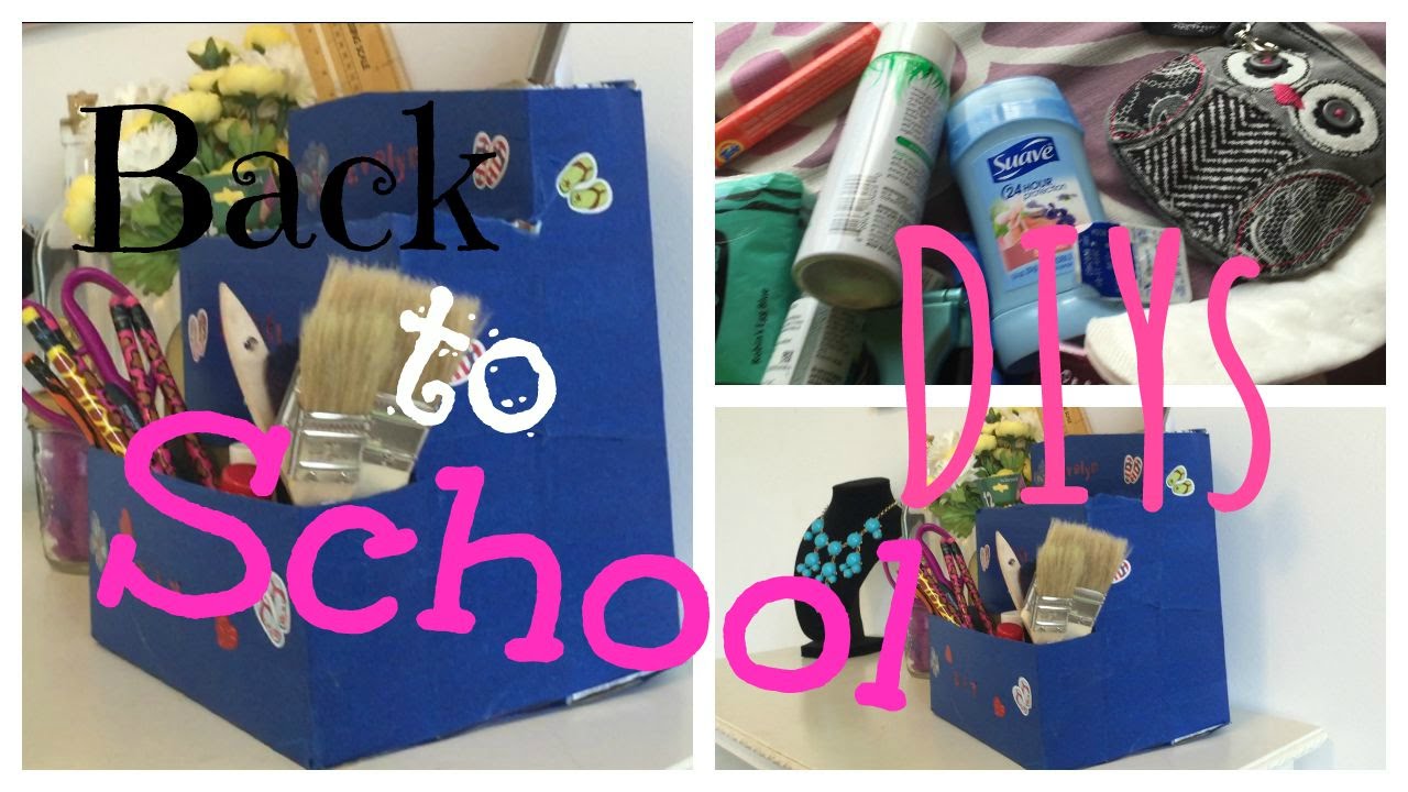 Simple and easy back to school DIYs - YouTube