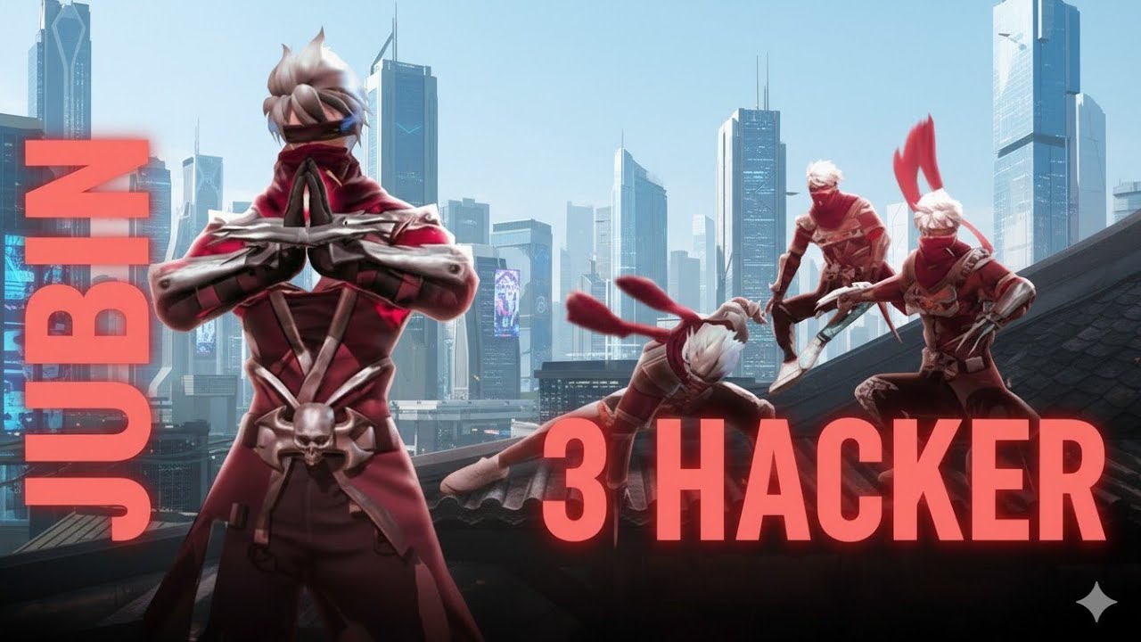 Mr Jubin vs 3 Hacker 😱🔥 | Impossible 1v3 Fight