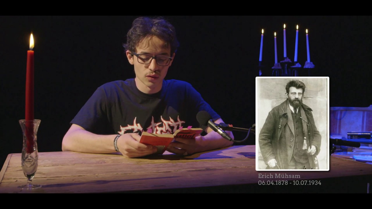 Jimmi Tammelleo liest Erich Mühsam