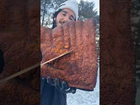 Chicharron BBQ Burnt Ends in a BLIZZARD