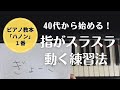 40代から始める！ピアノ教本「ハノン」1番の練習方法