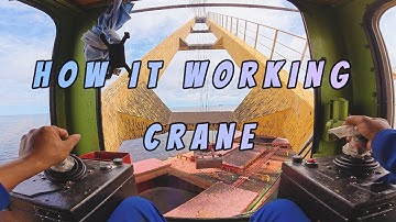 Floating Crane in Action !!! Coal Loading and Unloading 🔥