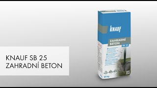 Zahradní beton - KNAUF SB 25