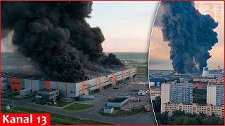 Drones breached air defenses, after which they bombed Wildberries in St. Petersburg