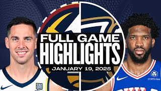 76ERS VS  PACERS | FULL GAME HIGHLIGHTS | JANUARY 18, 2025 | NBA SEASON 2025