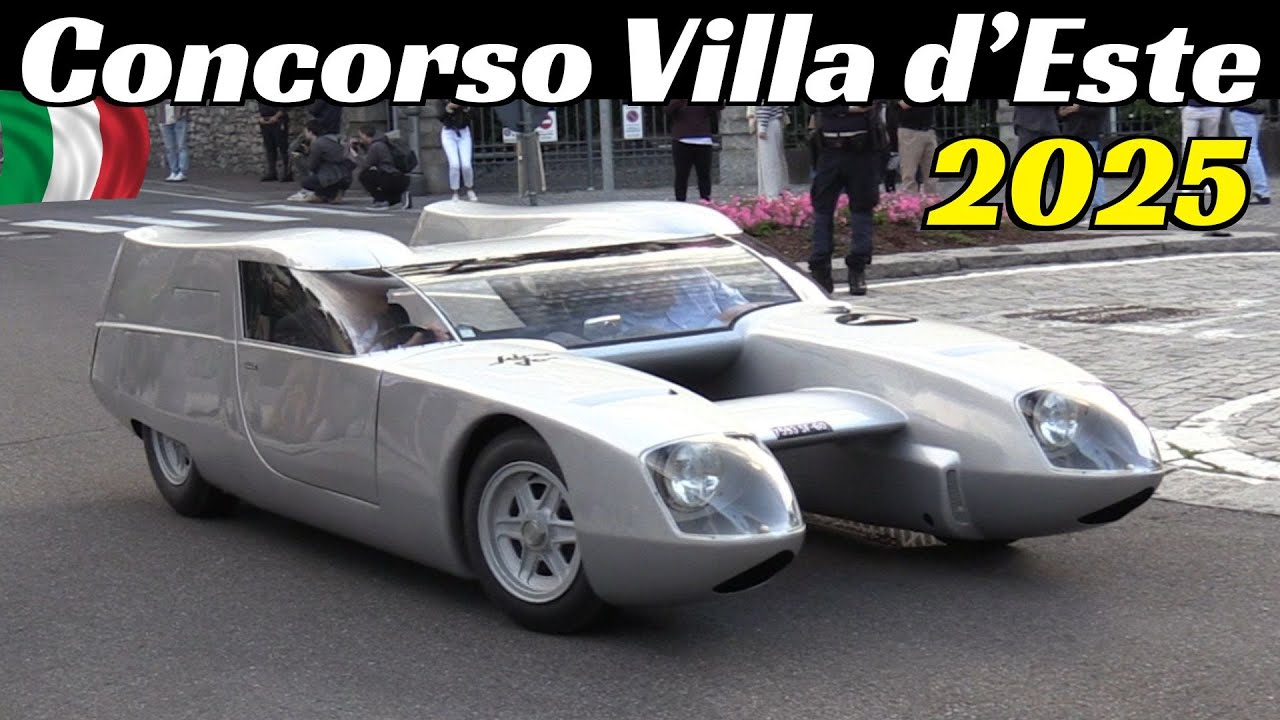 Concorso d'Eleganza Villa d'Este 2025 - Sunday Street Parade - OSI Silver Fox Prototype, F1 GTR, F40