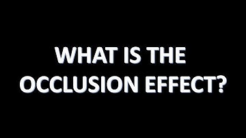 The Occlusion Effect