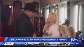 Dolly Parton & Garth Brooks prepare for ACM Awards