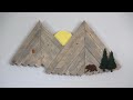 DIY Adventure Mountains Bear Wood Nursery Woodland Kids Bedroom Decor | DIY Home Projects