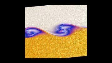 Kelvin Helmholtz Instability || Procedural Fluid Simulators v2.2 || #blender #fluidart #3dsinghvfx