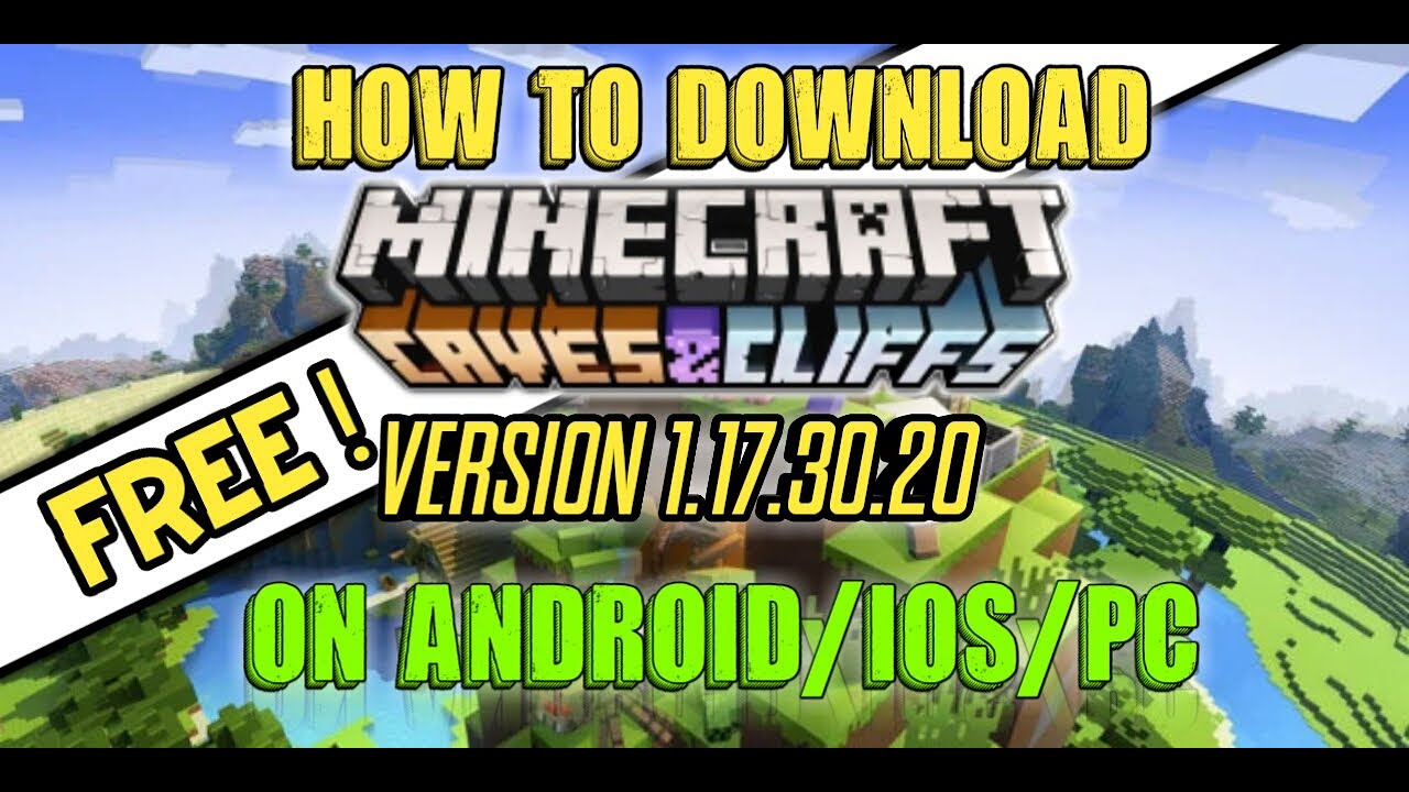 Download Minecraft PE 1.17.20.21 for Android