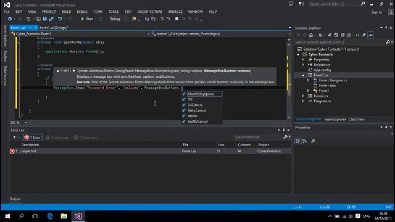 C# Protect Form With Password - YouTube