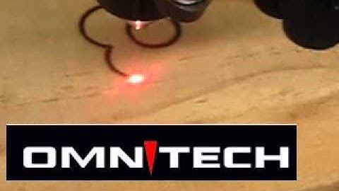 How OMNI cnc laser machine working with wood