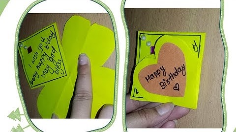 DIY BIRTHDAY CARD | BY HARSHITA SHARMA❤️