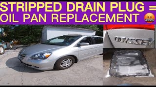HOW TO REPLACE AN OIL PAN ON 3 5L ENGINE 2008 2017 HONDA