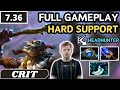 736  cr1t witch doctor hard support gameplay  dota 2 full match gameplay