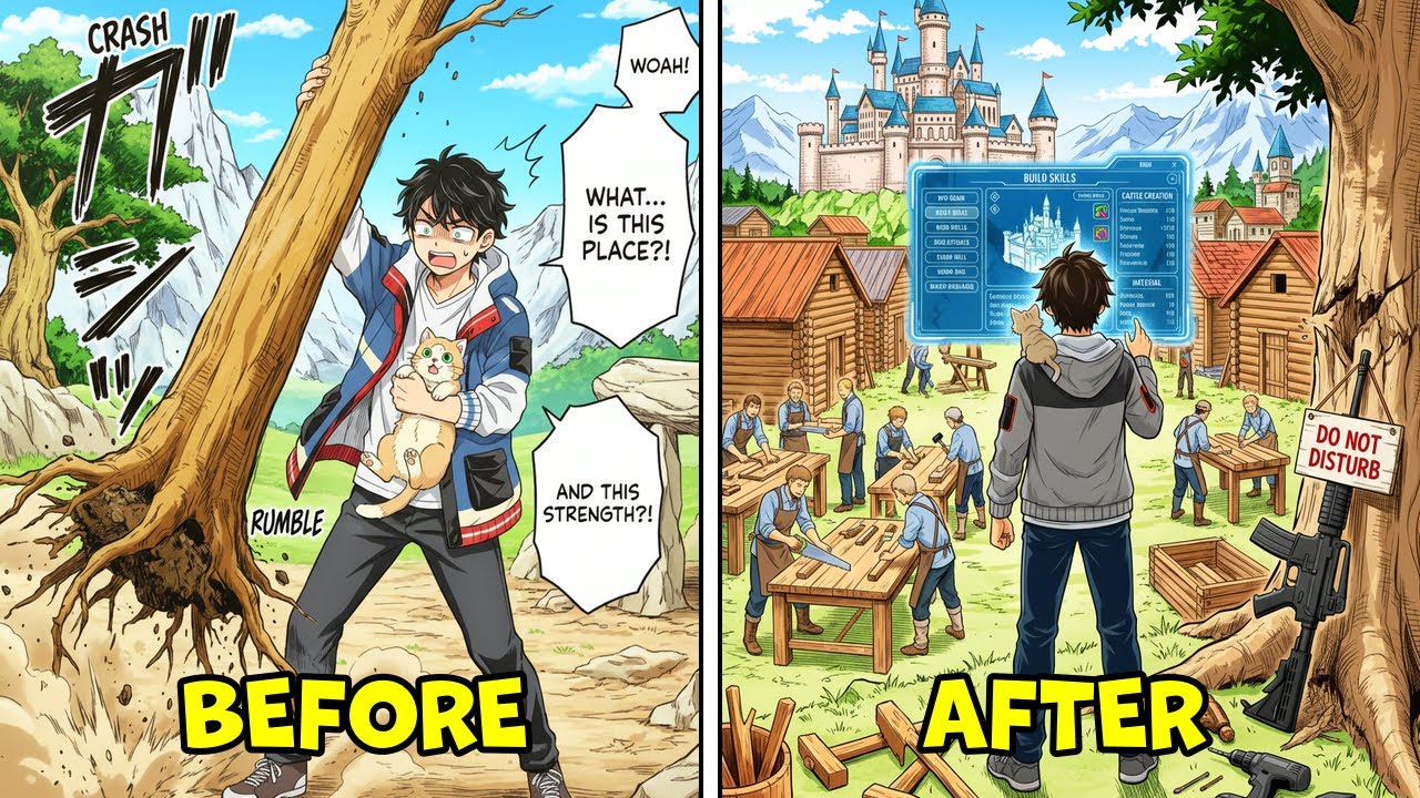 ISEKAI'D INTO A PRIMITIVE WORLD, HE SURVIVES & BUILDS A COUNTRY USING MODERN ARTIFACTS | MANGA RECAP