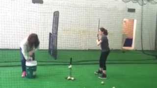 Orange Lions Girls Softball Club Team Practice April 2014