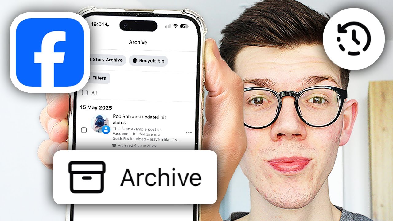 How To Find Archived Posts On Facebook - Full Guide - YouTube