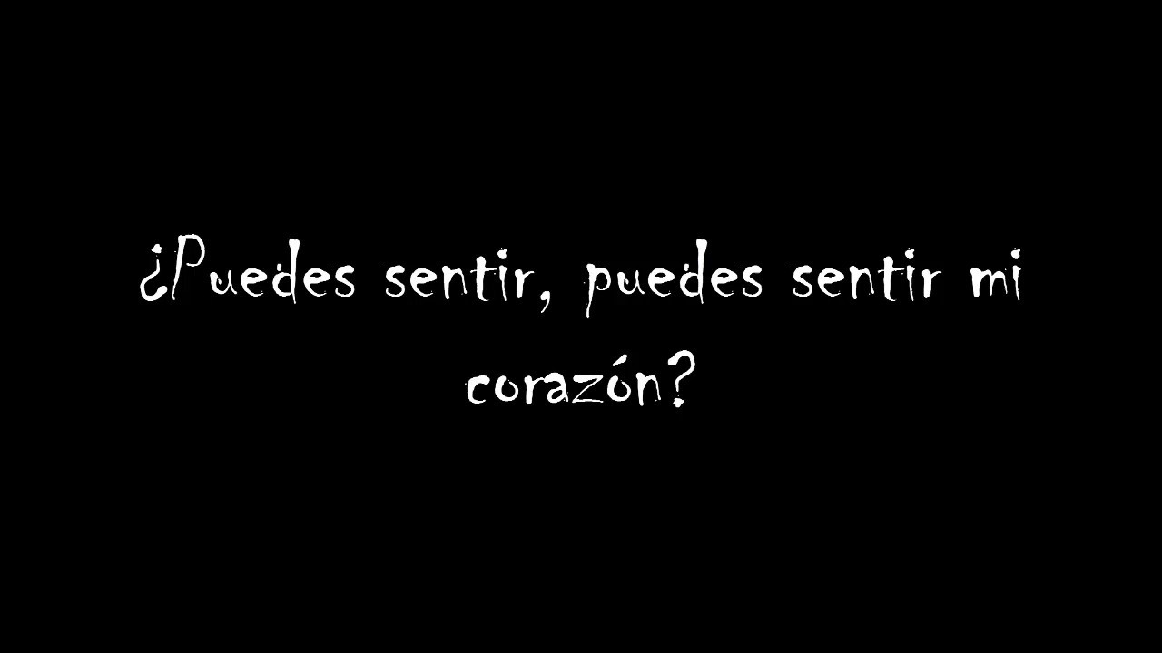 Can You Feel My Heart Sub Español