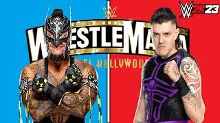 W2k23 Rey Mysterio vs Dominik Mysterio - WrestleMania 39