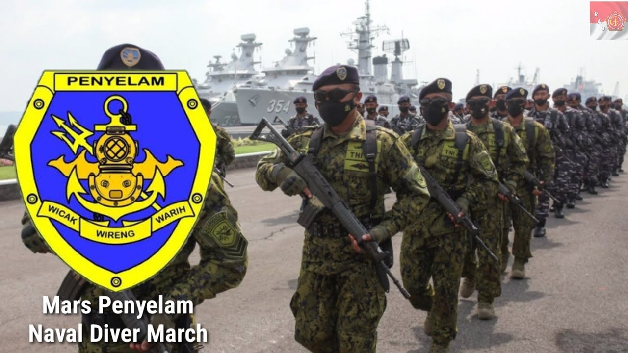 Indonesian Military Song - Mars Penyelam (Naval Diver March) - RAO Channel