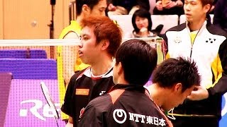 平田/橋本 × 田児/川前 2nd バドミントン日本リーグ2013-1228