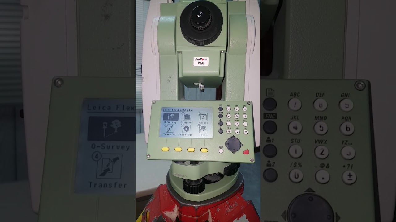 How to measure horizontal angle with leica TS06 plus. - YouTube