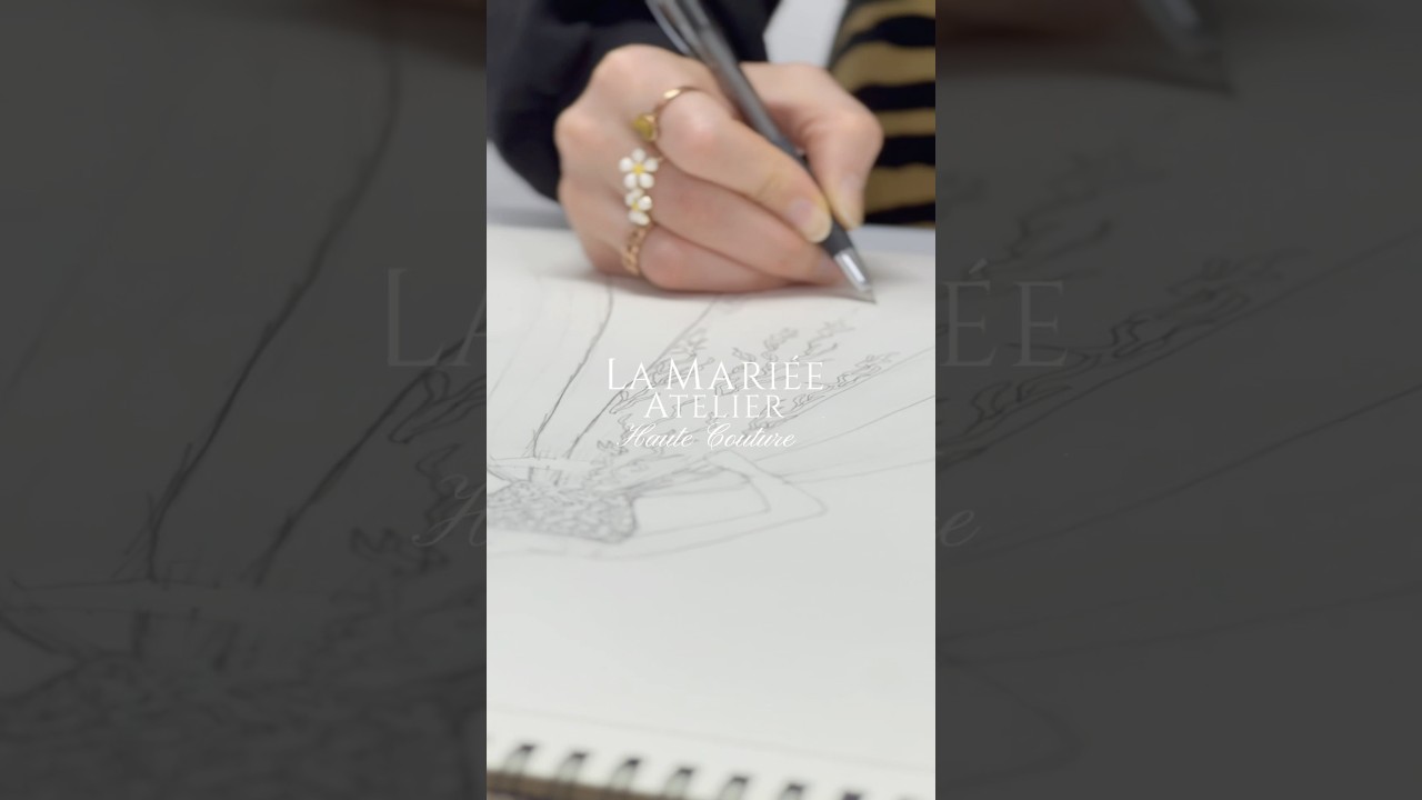 Our bride glowing in wedding dress, where every Swarovski crystal is a testament to craftsmanship