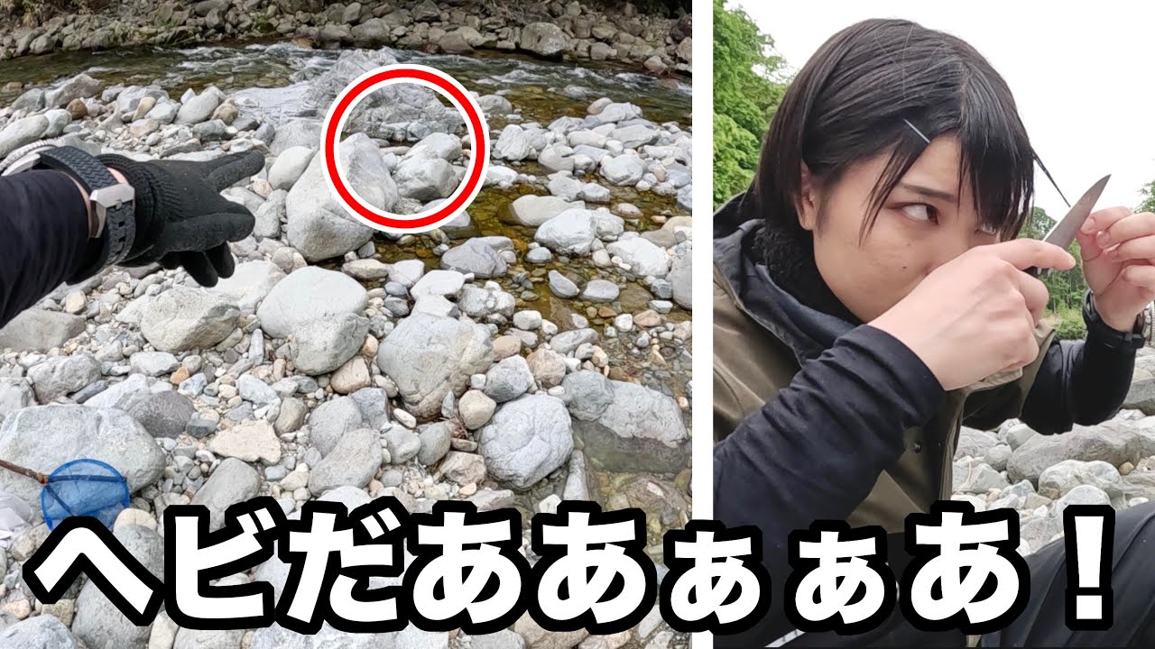 【サバイバル生活#8】生きるためにヘビもトカゲも捕まえるサバイバル女子の食料調達が過酷すぎた【5日目】