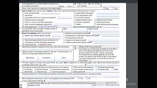 How to Fill Ss4 Form