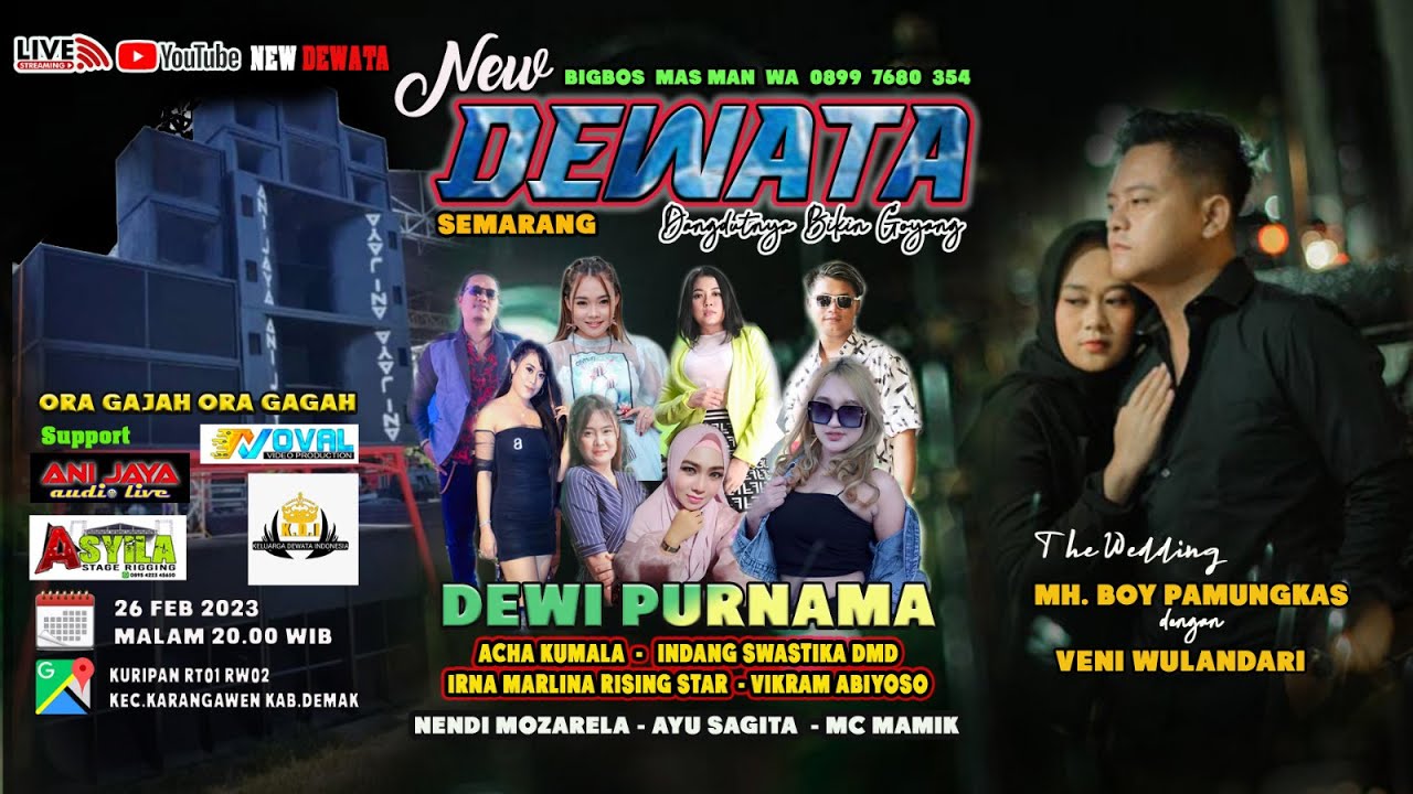 Live NEW DEWATA  KURIPAN  26 FEBRUARI 2023  / ANI JAYA AUDIO/ NOVAL MEDIA