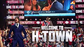 With the NUMBER 1 Pick, the Houston Texans selec .. CJ STROUD - NFL Draft Party