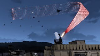 Air Defense System vs Fighter Jets - C-RAM CIWS in Action - Attack Helicopters - Shooting Down screenshot 5