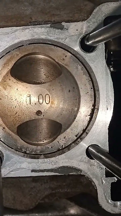 Too high compression causes the engine to knock
